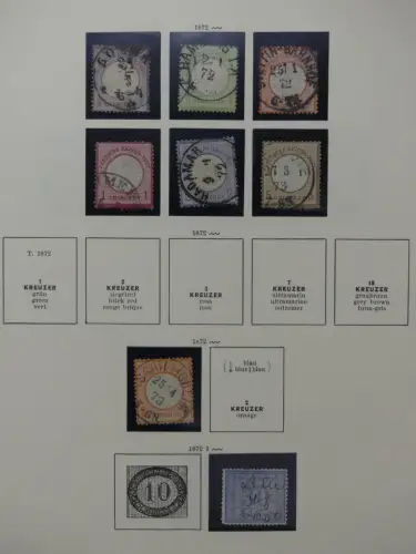 Deutsches Reich gestempelt, mit einigen Zugaben im Schaubek-Ordner #LZ882