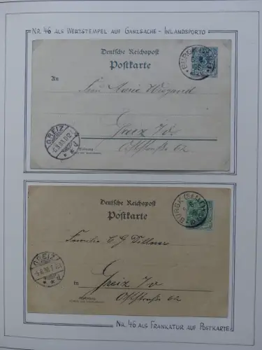 Deutsches Reich gestempelt, mit einigen Zugaben im Schaubek-Ordner #LZ882