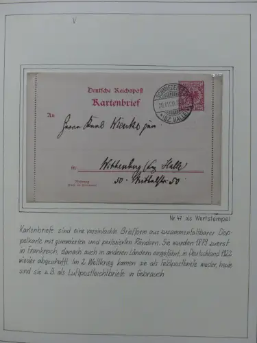 Deutsches Reich gestempelt, mit einigen Zugaben im Schaubek-Ordner #LZ882