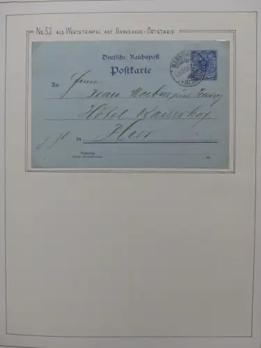 Deutsches Reich gestempelt, mit einigen Zugaben im Schaubek-Ordner #LZ882