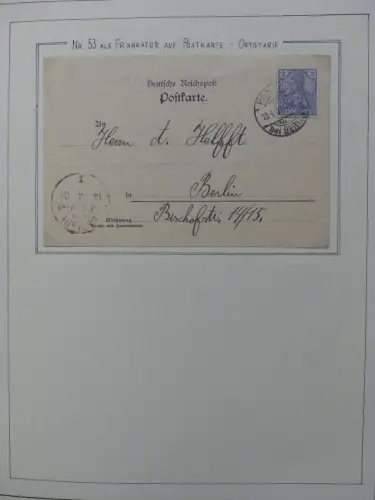 Deutsches Reich gestempelt, mit einigen Zugaben im Schaubek-Ordner #LZ882