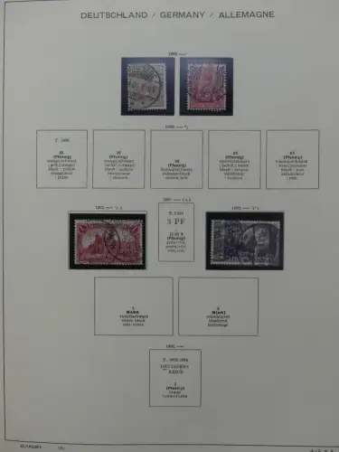 Deutsches Reich gestempelt, mit einigen Zugaben im Schaubek-Ordner #LZ882