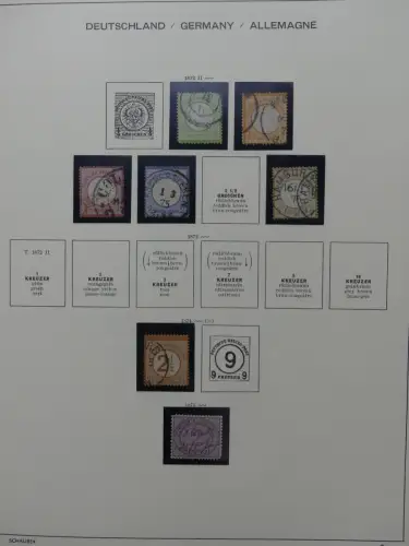 Deutsches Reich gestempelt, mit einigen Zugaben im Schaubek-Ordner #LZ882