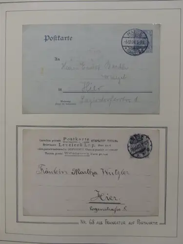 Deutsches Reich gestempelt, mit einigen Zugaben im Schaubek-Ordner #LZ882