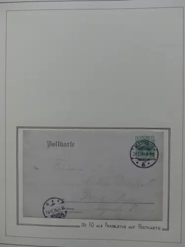 Deutsches Reich gestempelt, mit einigen Zugaben im Schaubek-Ordner #LZ882