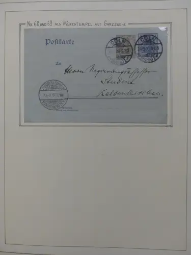 Deutsches Reich gestempelt, mit einigen Zugaben im Schaubek-Ordner #LZ882