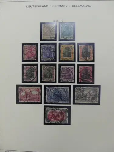Deutsches Reich gestempelt, mit einigen Zugaben im Schaubek-Ordner #LZ882
