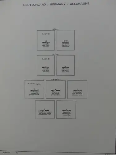 Deutsches Reich gestempelt, mit einigen Zugaben im Schaubek-Ordner #LZ882