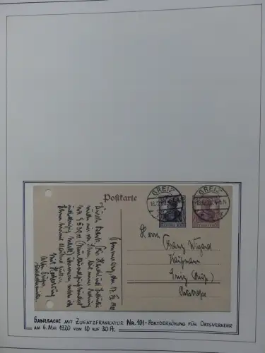 Deutsches Reich gestempelt, mit einigen Zugaben im Schaubek-Ordner #LZ882