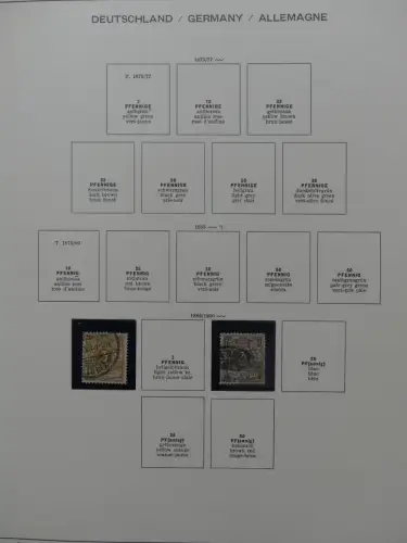 Deutsches Reich gestempelt, mit einigen Zugaben im Schaubek-Ordner #LZ882