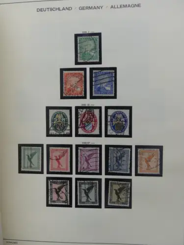 Deutsches Reich gestempelt, mit einigen Zugaben im Schaubek-Ordner #LZ882