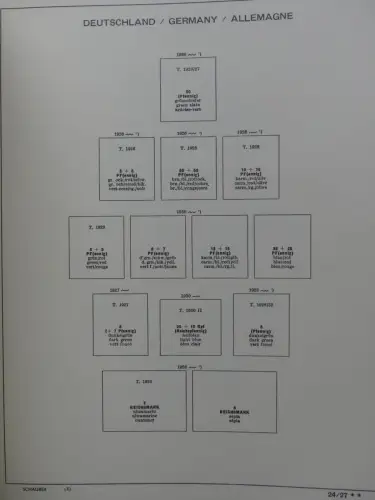 Deutsches Reich gestempelt, mit einigen Zugaben im Schaubek-Ordner #LZ882