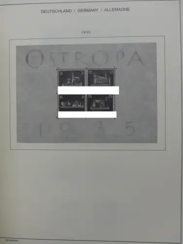 Deutsches Reich gestempelt, mit einigen Zugaben im Schaubek-Ordner #LZ882