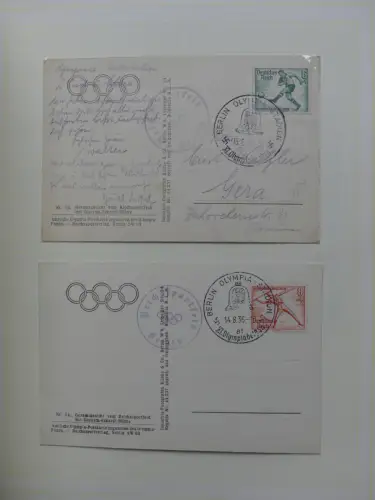 Deutsches Reich gestempelt, mit einigen Zugaben im Schaubek-Ordner #LZ882