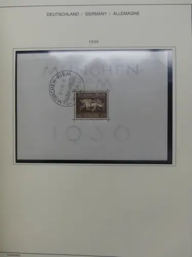 Deutsches Reich gestempelt, mit einigen Zugaben im Schaubek-Ordner #LZ882