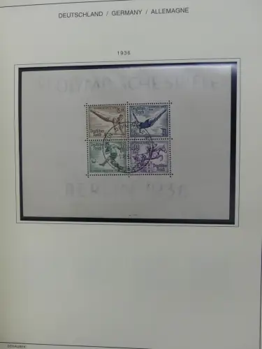 Deutsches Reich gestempelt, mit einigen Zugaben im Schaubek-Ordner #LZ882