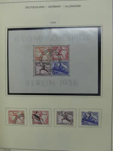 Deutsches Reich gestempelt, mit einigen Zugaben im Schaubek-Ordner #LZ882