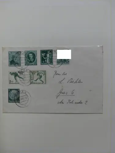 Deutsches Reich gestempelt, mit einigen Zugaben im Schaubek-Ordner #LZ882