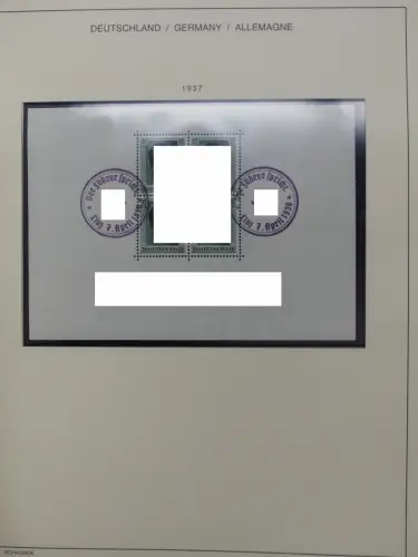 Deutsches Reich gestempelt, mit einigen Zugaben im Schaubek-Ordner #LZ882