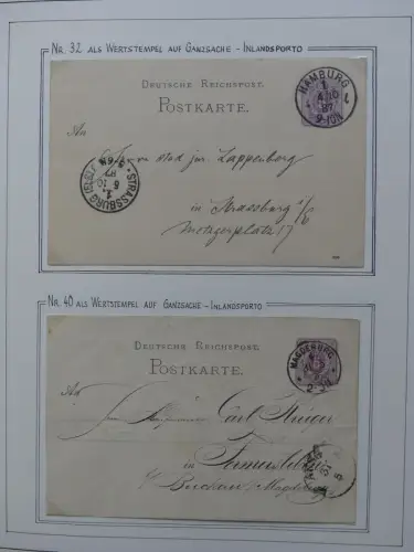 Deutsches Reich gestempelt, mit einigen Zugaben im Schaubek-Ordner #LZ882