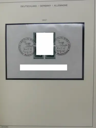 Deutsches Reich gestempelt, mit einigen Zugaben im Schaubek-Ordner #LZ882