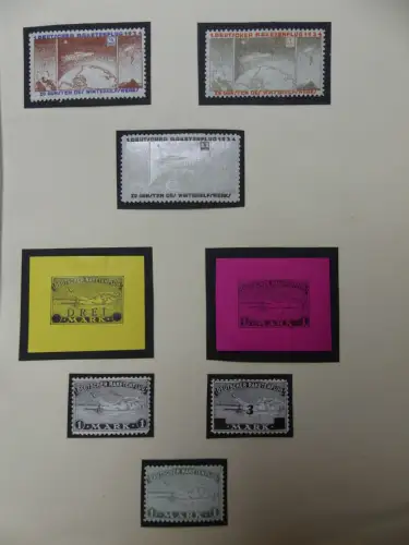 Deutsches Reich ab Brustschild mit * bzw. gestempelt im Schaubek Binder #LZ871