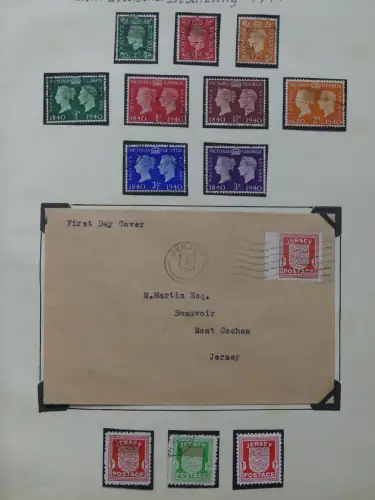 Deutsches Reich ab Brustschild mit * bzw. gestempelt im Schaubek Binder #LZ871