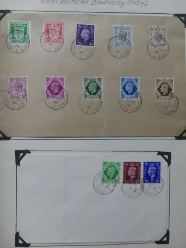 Deutsches Reich ab Brustschild mit * bzw. gestempelt im Schaubek Binder #LZ871