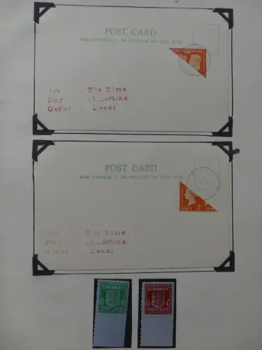 Deutsches Reich ab Brustschild mit * bzw. gestempelt im Schaubek Binder #LZ871