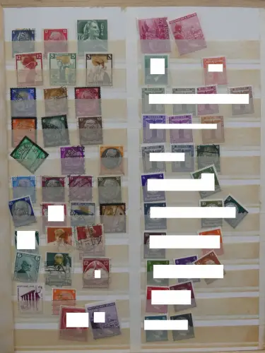 Deutsches Reich ab 1933 und etwas Besetzung im Schaubek Vordruck #LZ942