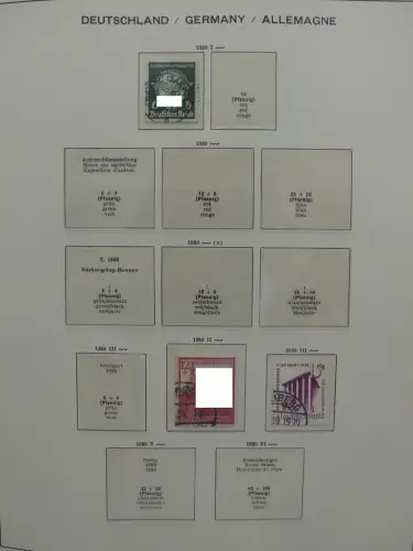 Deutsches Reich ab 1933 und etwas Besetzung im Schaubek Vordruck #LZ942