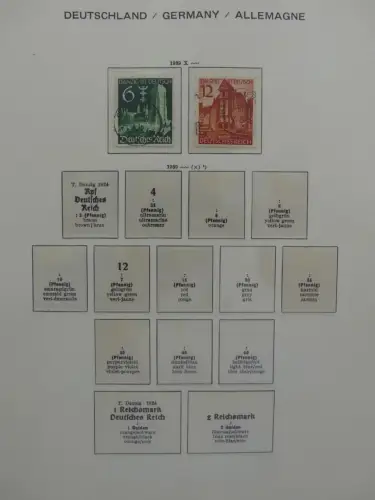 Deutsches Reich ab 1933 und etwas Besetzung im Schaubek Vordruck #LZ942