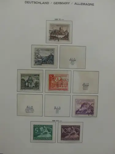 Deutsches Reich ab 1933 und etwas Besetzung im Schaubek Vordruck #LZ942