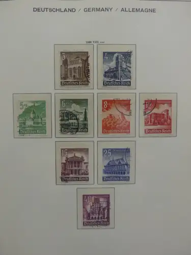 Deutsches Reich ab 1933 und etwas Besetzung im Schaubek Vordruck #LZ942