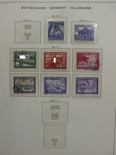 Deutsches Reich ab 1933 und etwas Besetzung im Schaubek Vordruck #LZ942