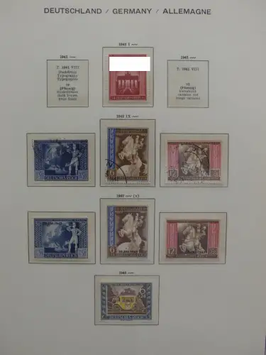 Deutsches Reich ab 1933 und etwas Besetzung im Schaubek Vordruck #LZ942