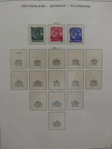 Deutsches Reich ab 1933 und etwas Besetzung im Schaubek Vordruck #LZ942