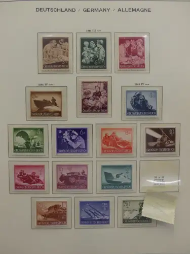 Deutsches Reich ab 1933 und etwas Besetzung im Schaubek Vordruck #LZ942