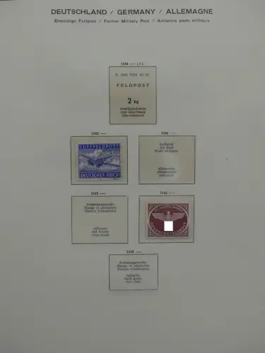 Deutsches Reich ab 1933 und etwas Besetzung im Schaubek Vordruck #LZ942