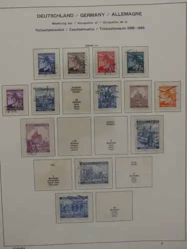 Deutsches Reich ab 1933 und etwas Besetzung im Schaubek Vordruck #LZ942