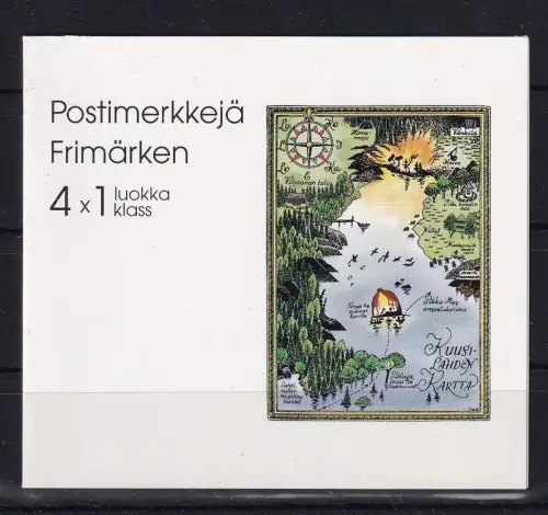 Finnland 1520-1523 gestempelt als Markenheftchen #DAL09