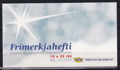 Island 880 gestempelt als Markenheftchen #DAK85