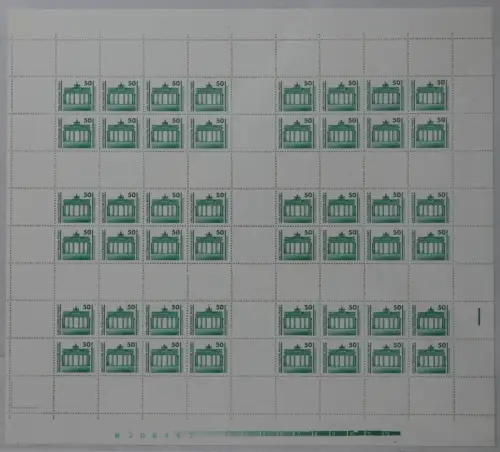 DDR Bogen MHB 21 postfrisch #OO287