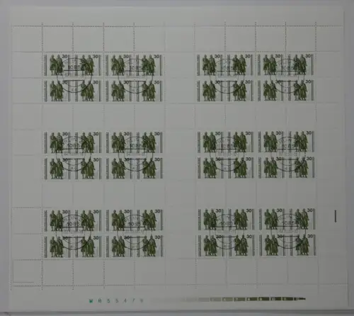 DDR Bogen MHB 20 gestempelt #OO286