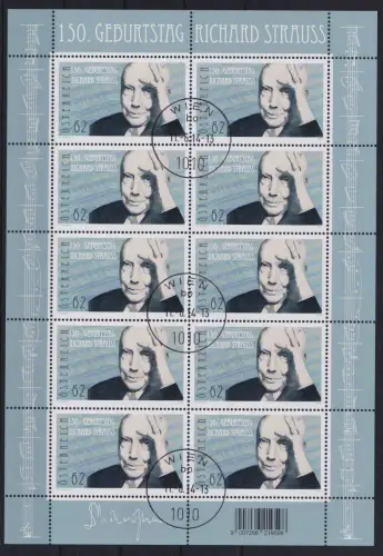 Österreich 3144 gestempelt als Kleinbogen #OV787