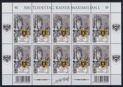 Österreich 3457 postfrisch als Kleinbogen #OV930