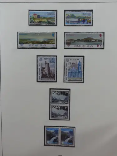 Europa Cept mit Nato Vorläufern in 3 Safe Vordruckalben #LZ976