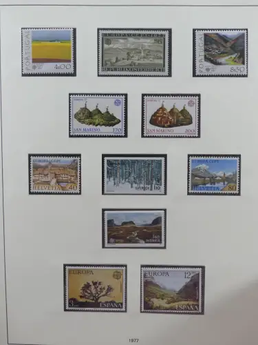 Europa Cept mit Nato Vorläufern in 3 Safe Vordruckalben #LZ976