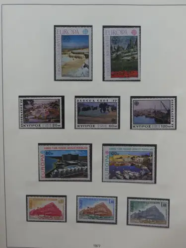 Europa Cept mit Nato Vorläufern in 3 Safe Vordruckalben #LZ976