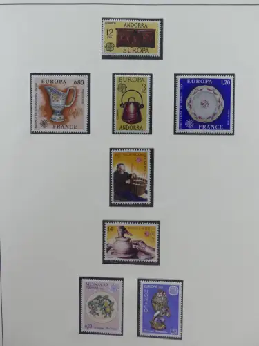 Europa Cept mit Nato Vorläufern in 3 Safe Vordruckalben #LZ976